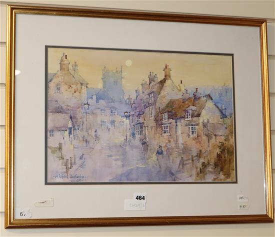 Michael Lawrence Cadman (1920-2012), watercolour, Corfe Castle II, signed and dated 2005, 31 x 46cm